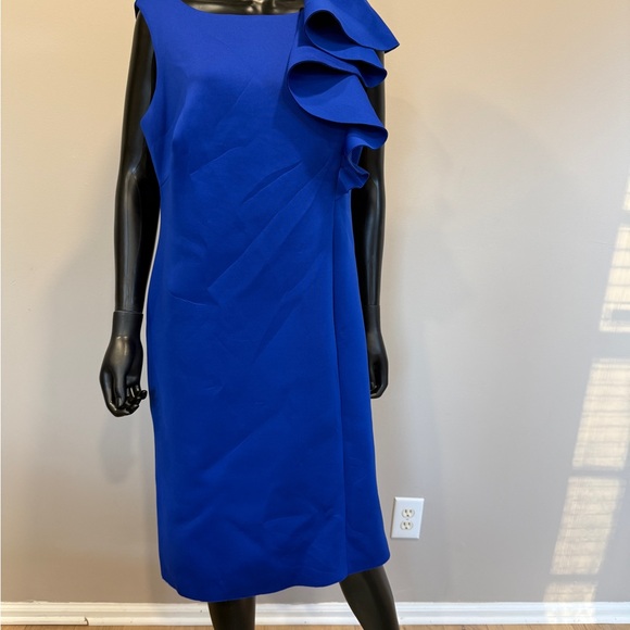 Eliza J Dresses & Skirts - Eliza J One Shoulder Royal Blue Dress